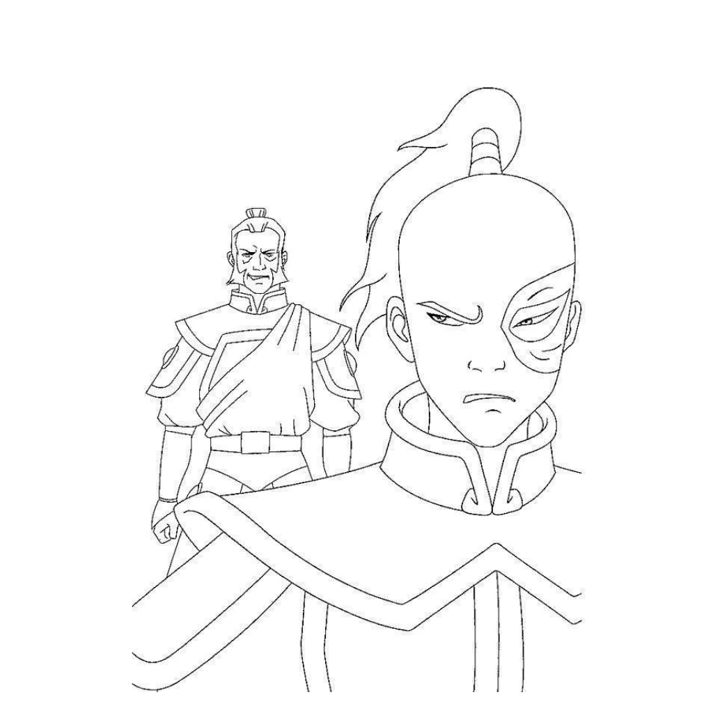 Dibujo de Avatar para colorear e imprimir gratis