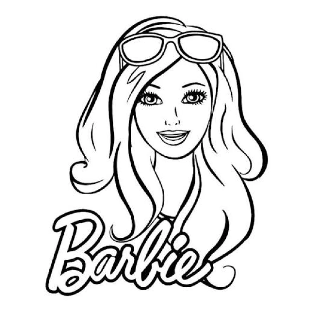 Barbie coloring page to print for free