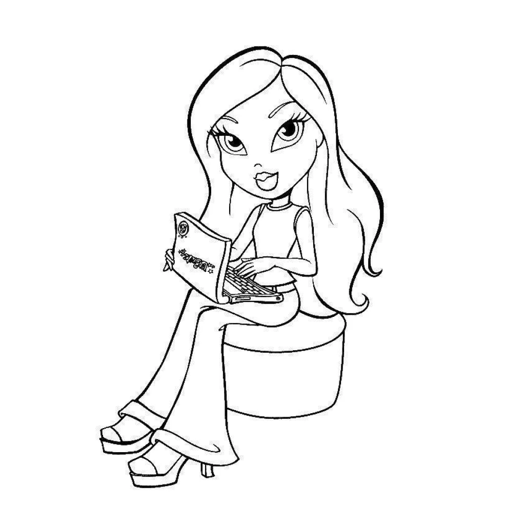 Dibujo de Una Diseñadora Creativa para colorear e imprimir gratis