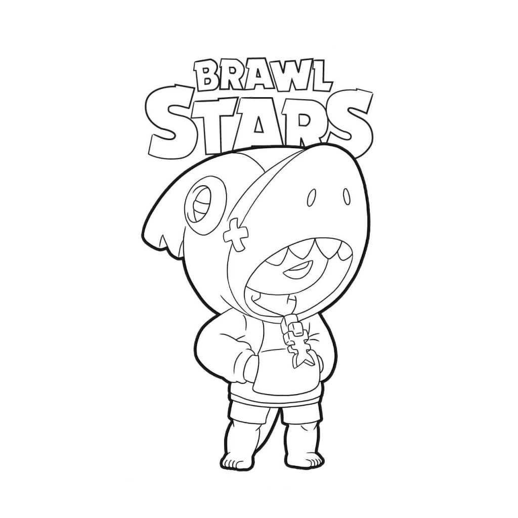 Dibujo de Brawl Stars para colorear e imprimir gratis