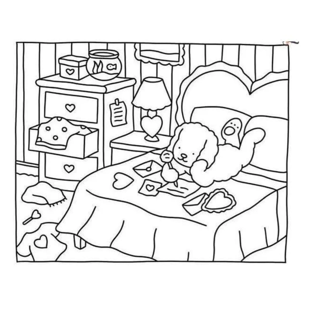 Dibujo de Un Perro Jugando para colorear e imprimir gratis