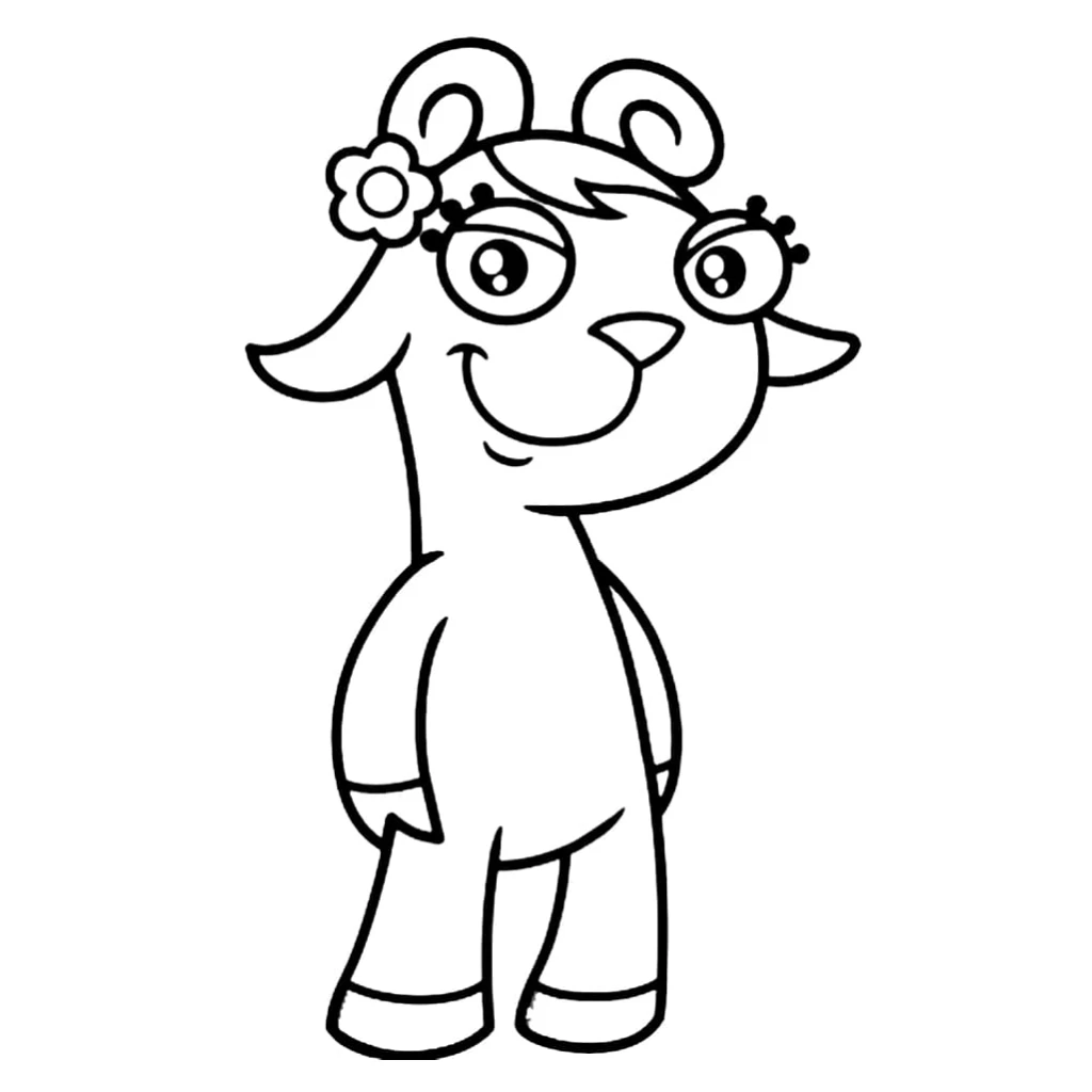 Dibujo de Doki Divertido para colorear e imprimir gratis