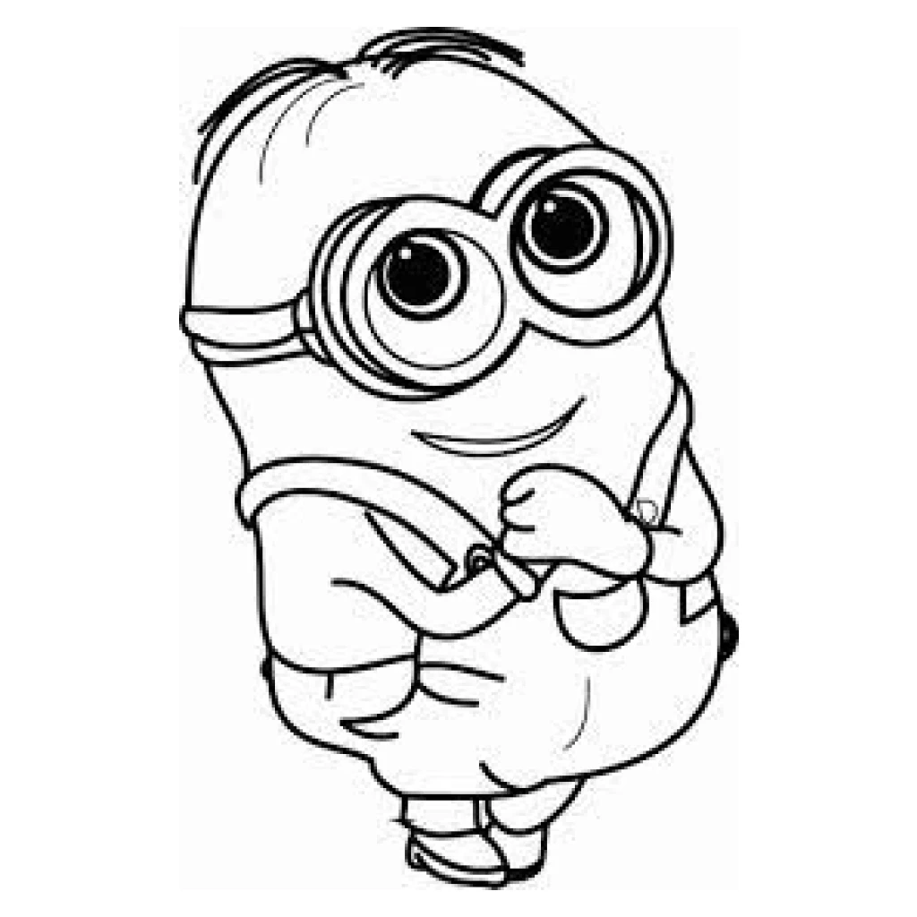 Dibujo de Minion para colorear e imprimir gratis