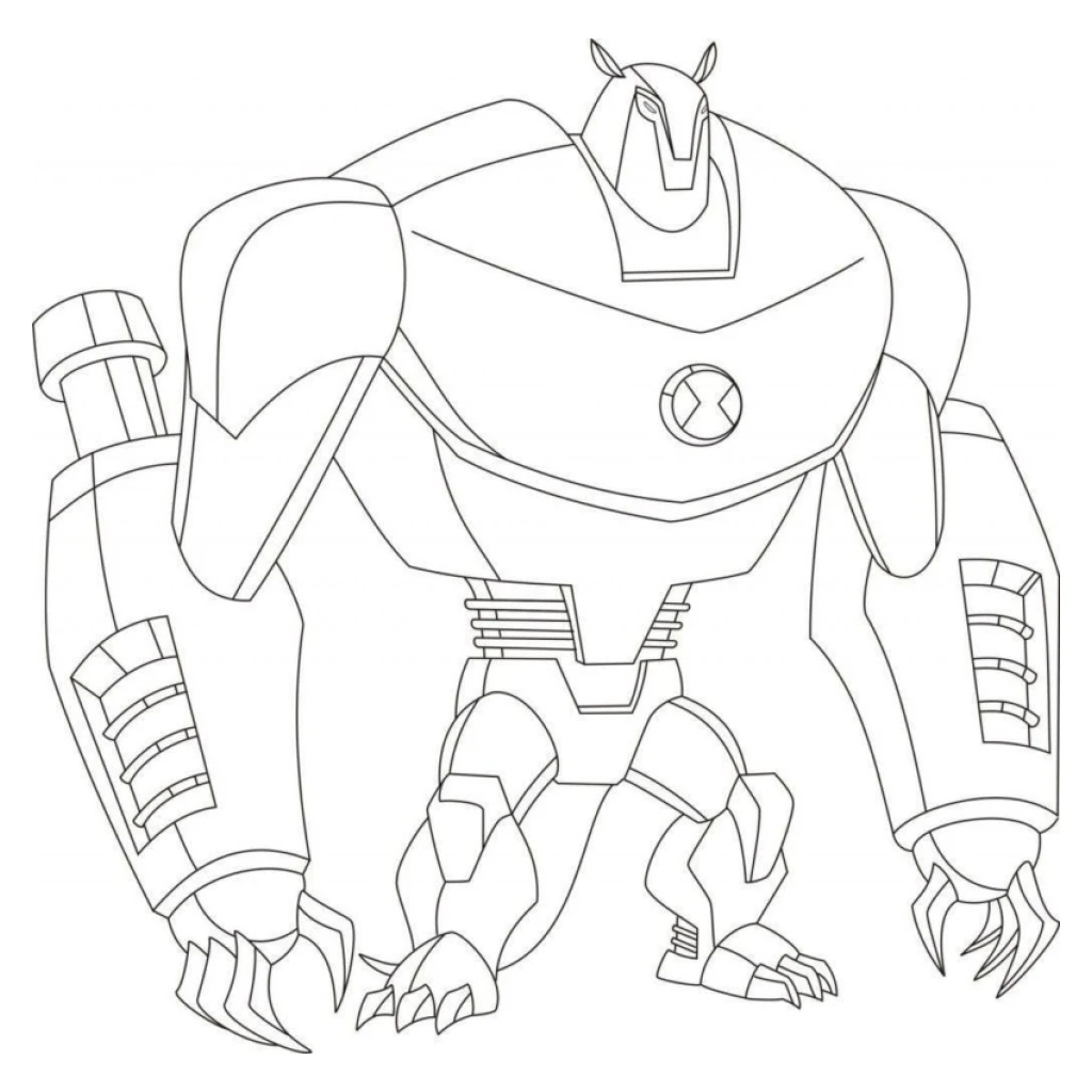 Fantastic Monster coloring page to print for free