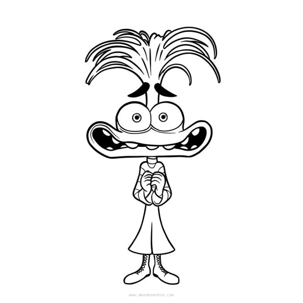 Dibujo de Personaje Fantástico Divertido para colorear e imprimir gratis