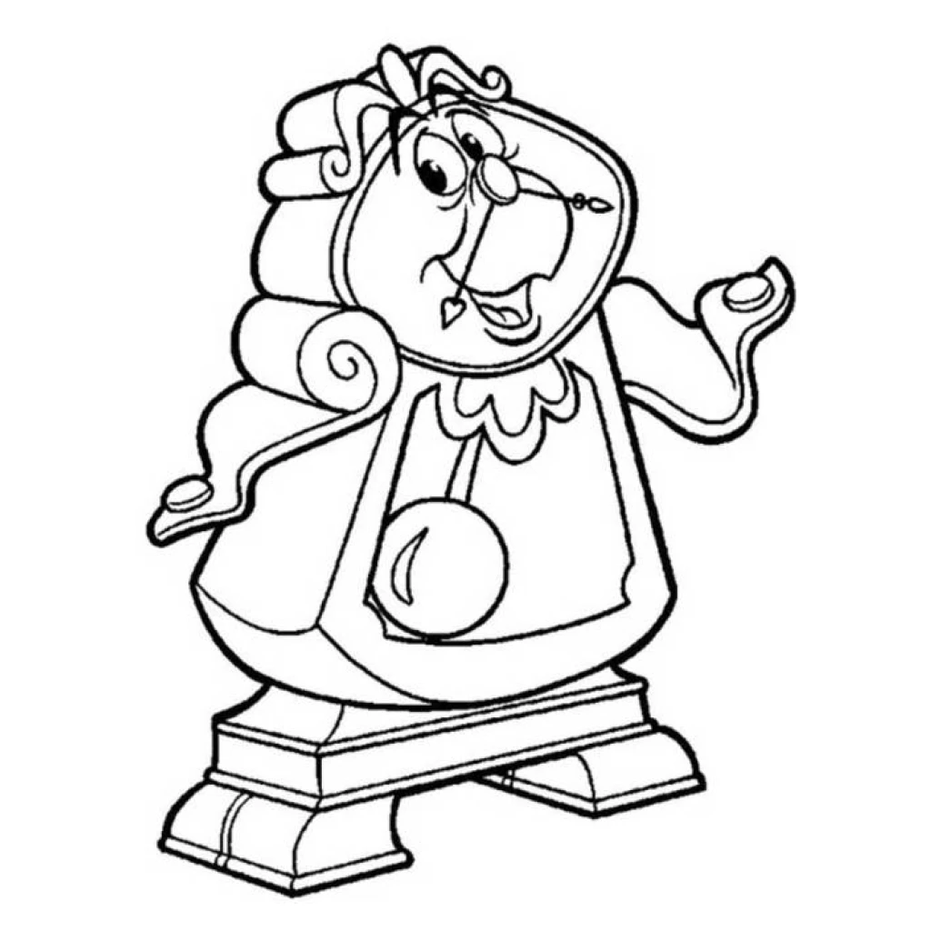 Dibujo de Del Reloj Encantado para colorear e imprimir gratis