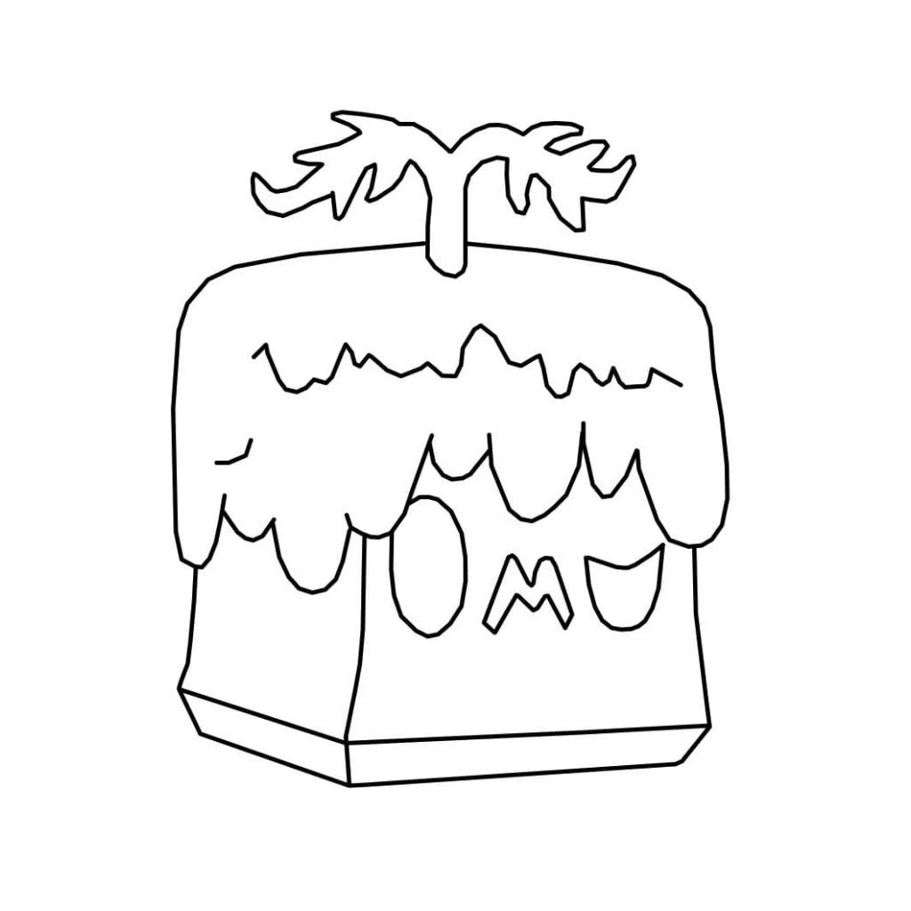 Desenho de Blox fruits para colorir e imprimir grátis