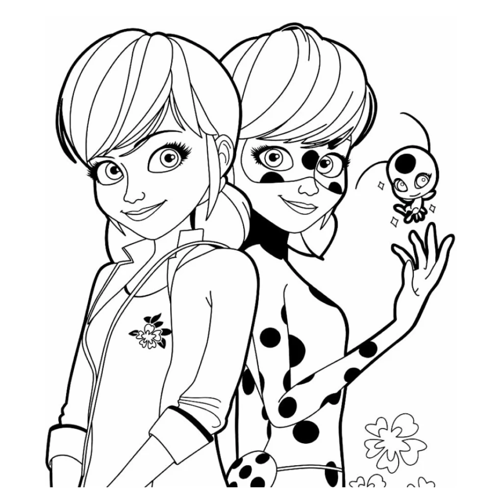 Dibujo de Miraculous - Las Aventuras De Ladybug para colorear e imprimir gratis