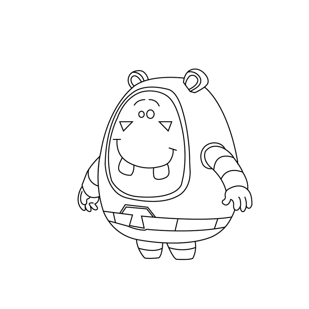 Desenho de Oddbods para colorir e imprimir grátis