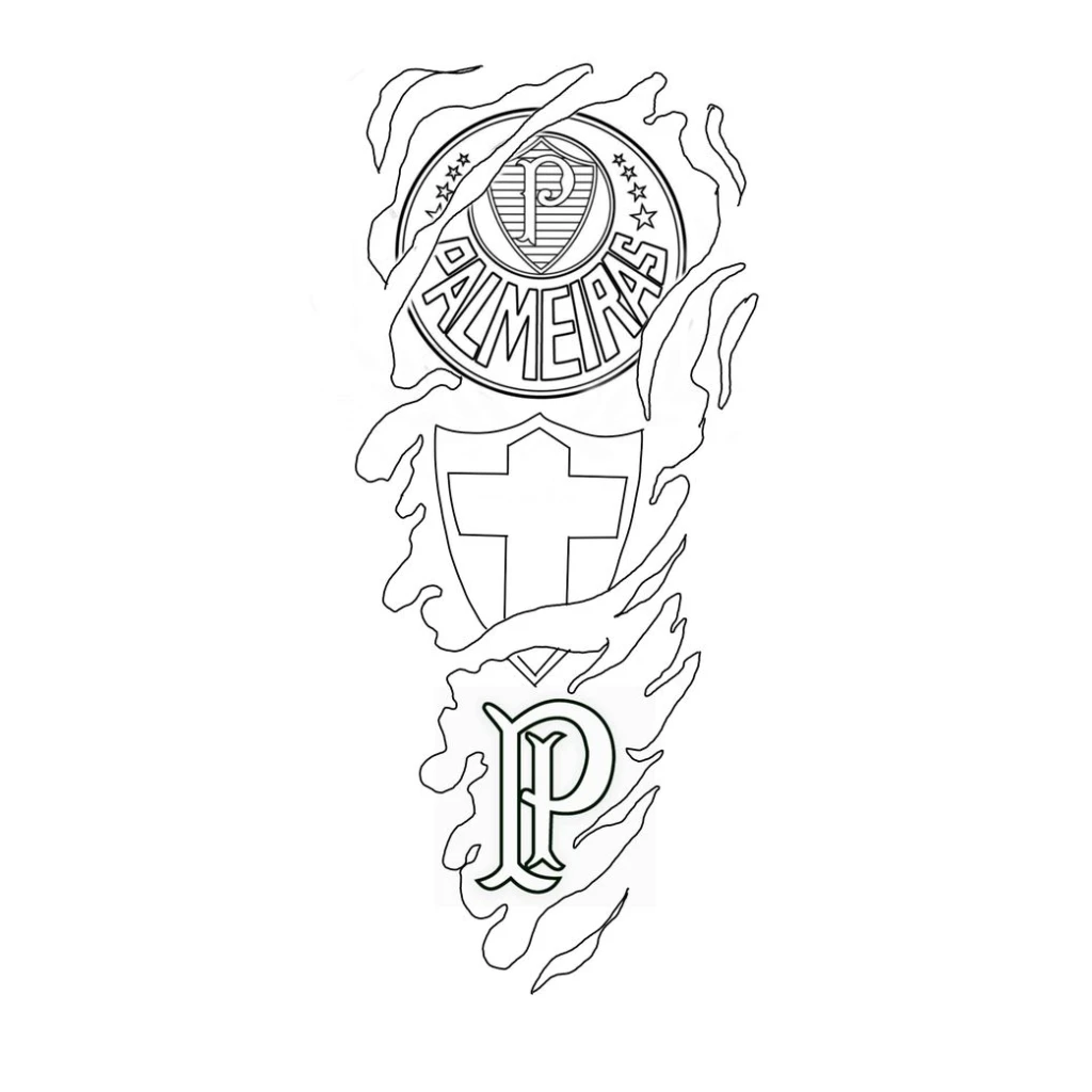 Desenho de Palmeiras para colorir e imprimir grátis