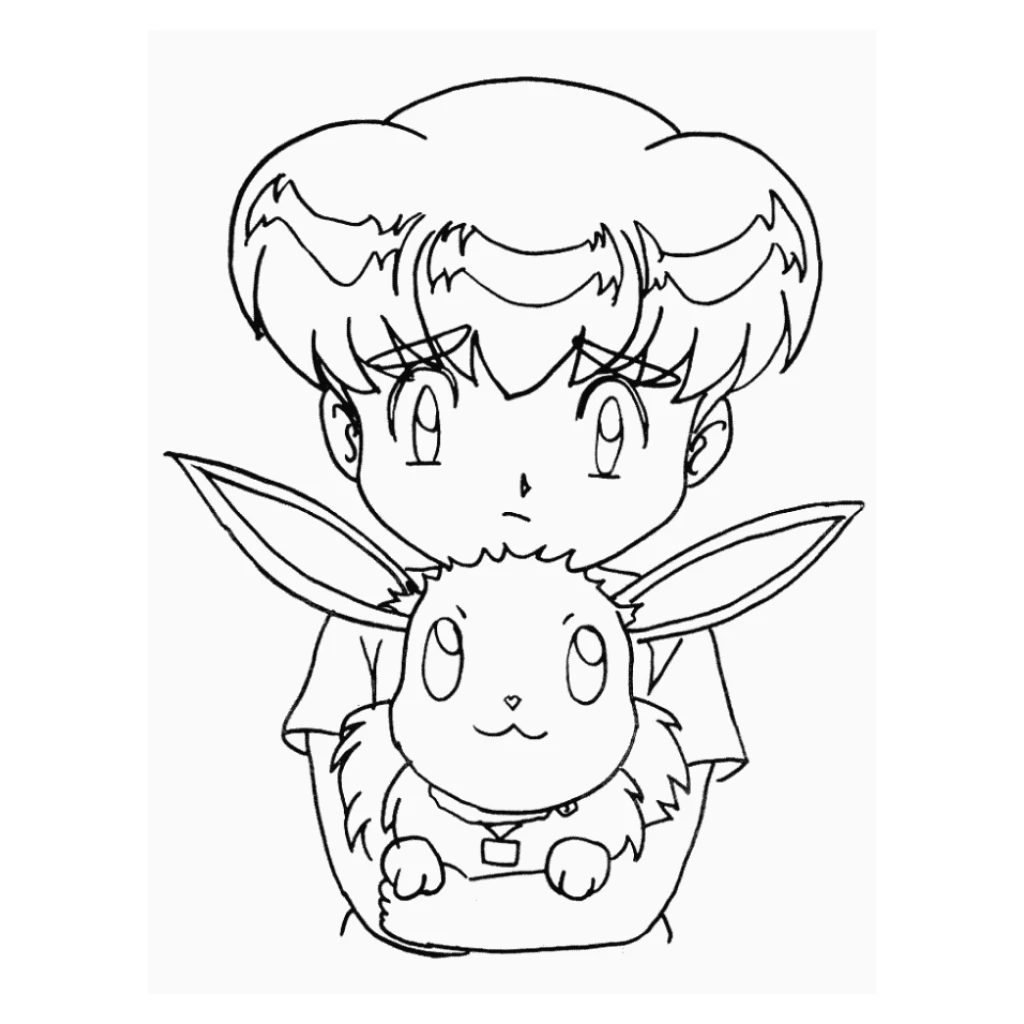 Desenho de Pokémon para colorir e imprimir grátis