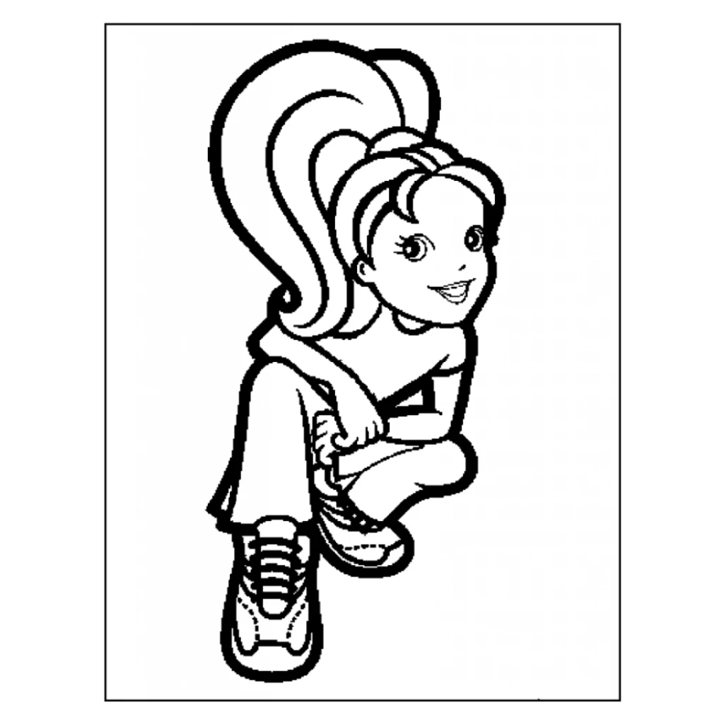 Dibujo de Polly Pocket para colorear e imprimir gratis