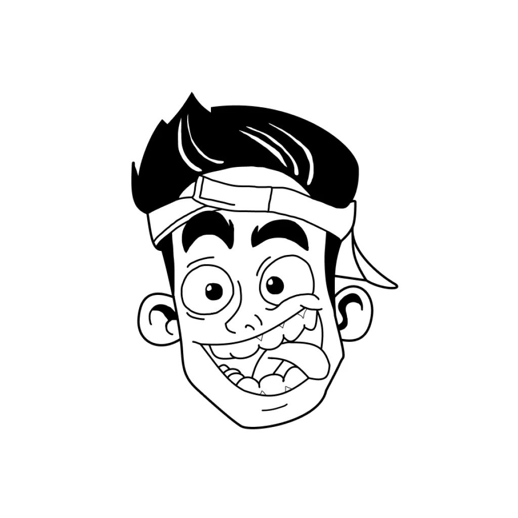 Desenho de Rosto Enaldinho para colorir e imprimir grátis