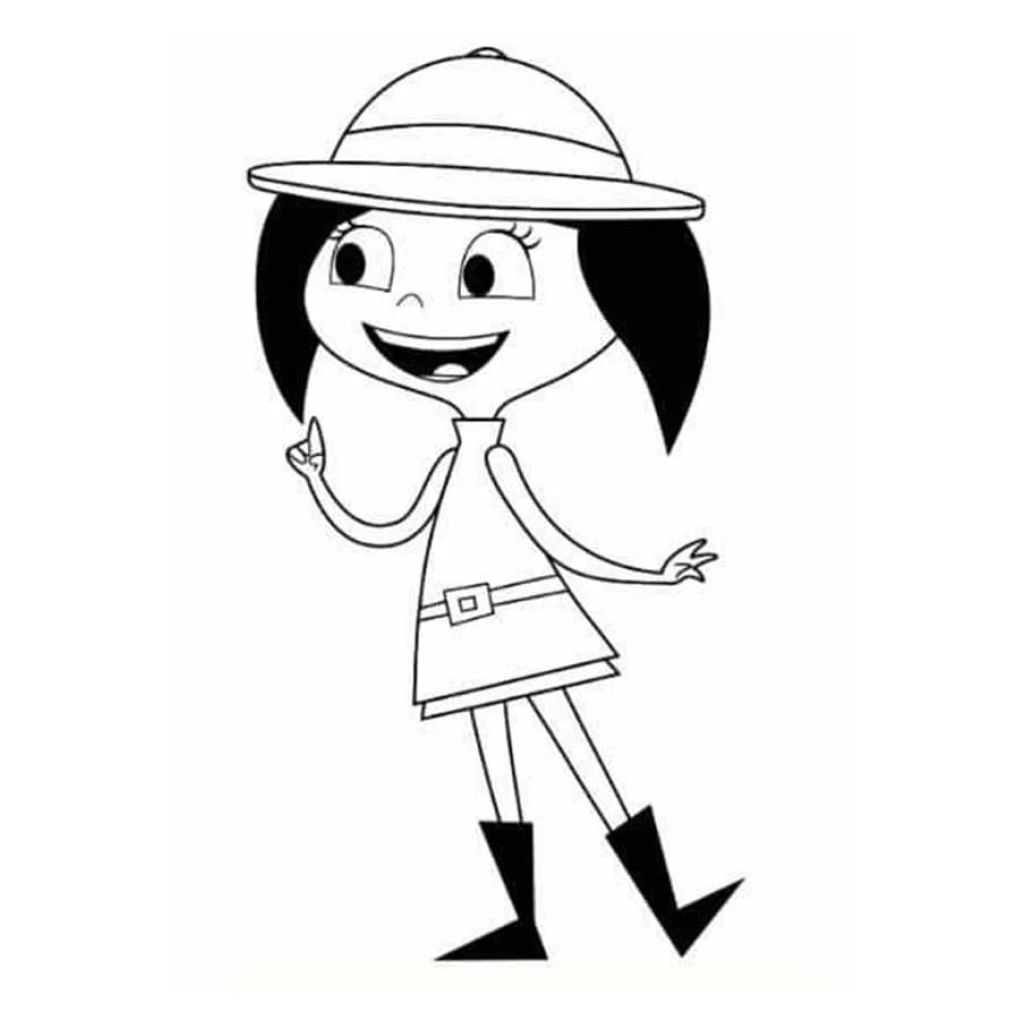 Show Da Luna coloring page to print for free