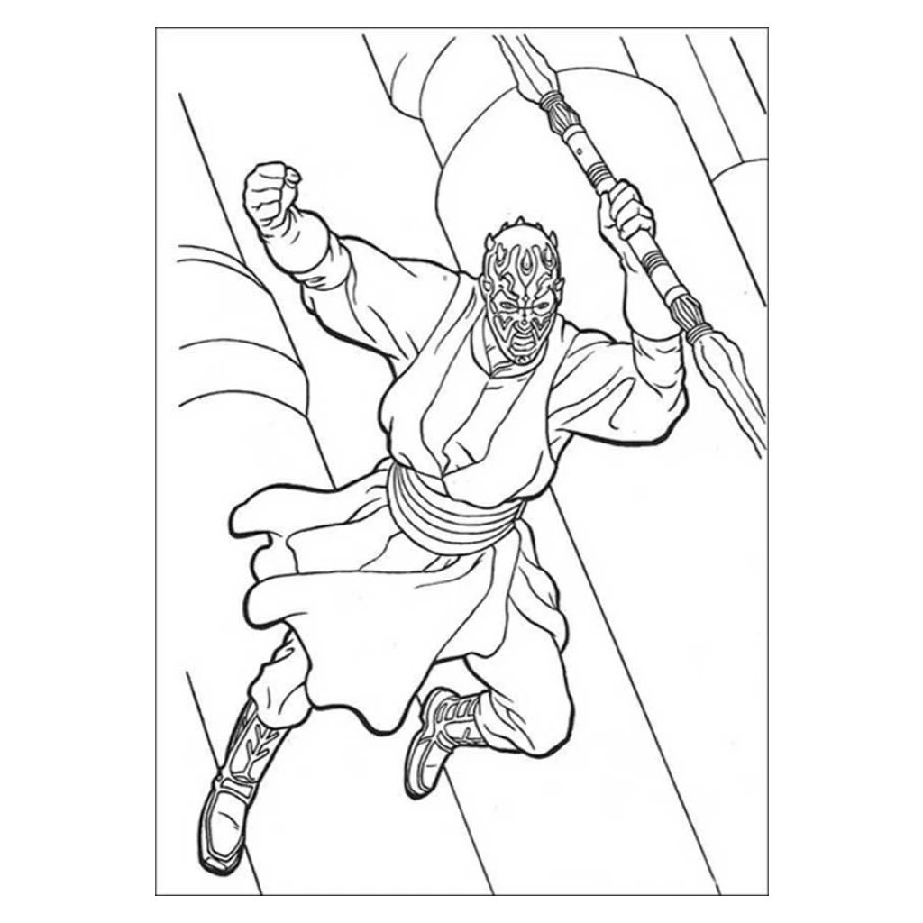 Dibujo de Guerrero Fantástico para colorear e imprimir gratis