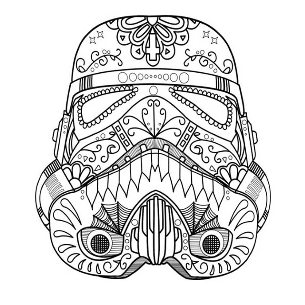 Dibujo de Stormtrooper Estilizado para colorear e imprimir gratis