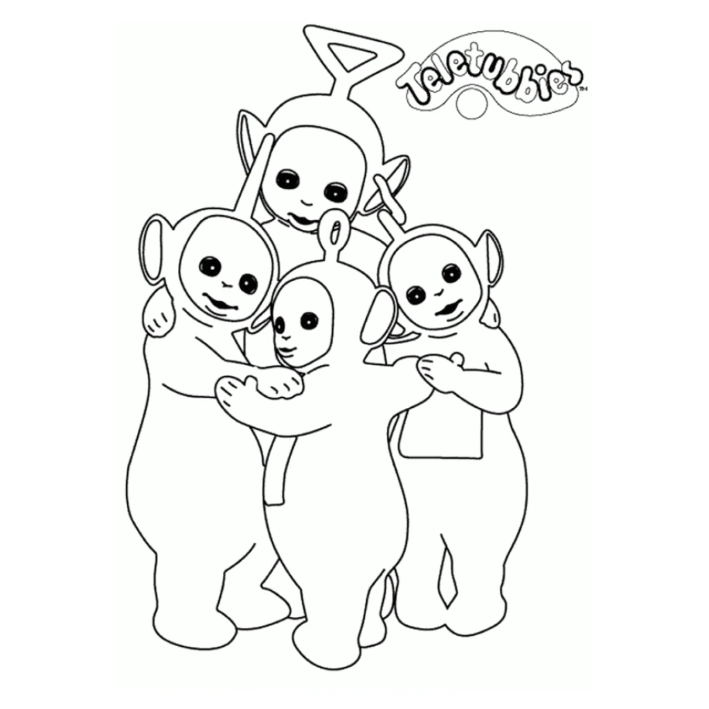Desenho de Teletubbies para colorir e imprimir grátis