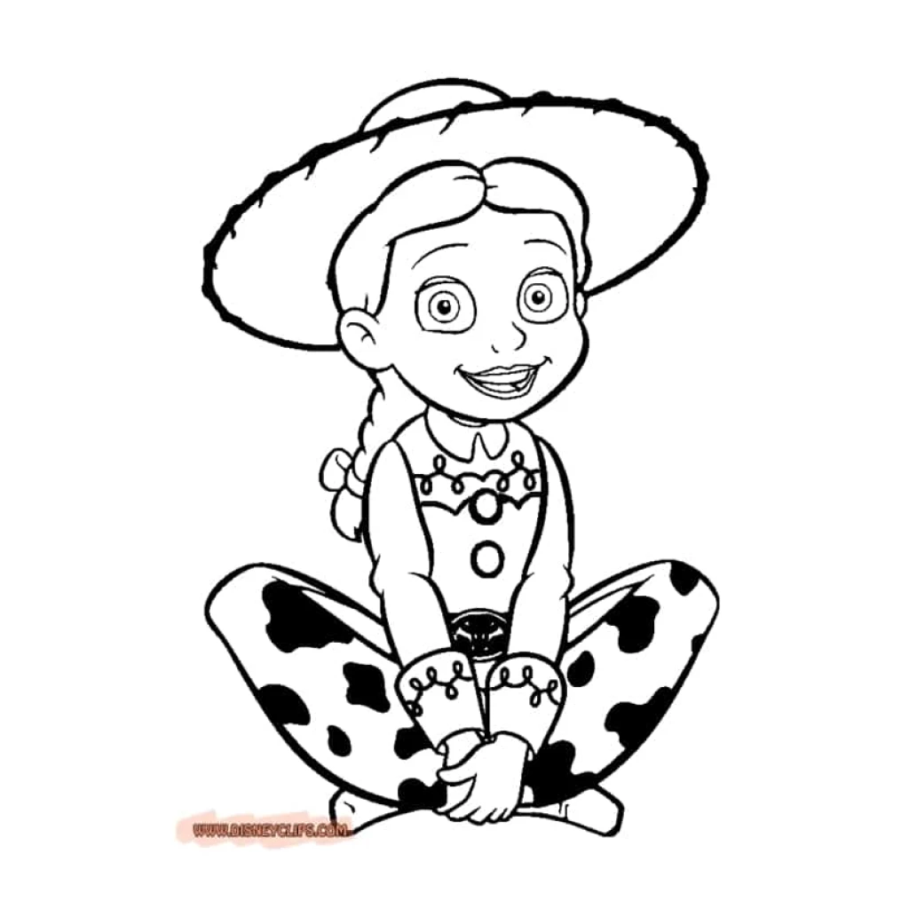 Desenho de Jessie De Toy Story para colorir e imprimir grátis