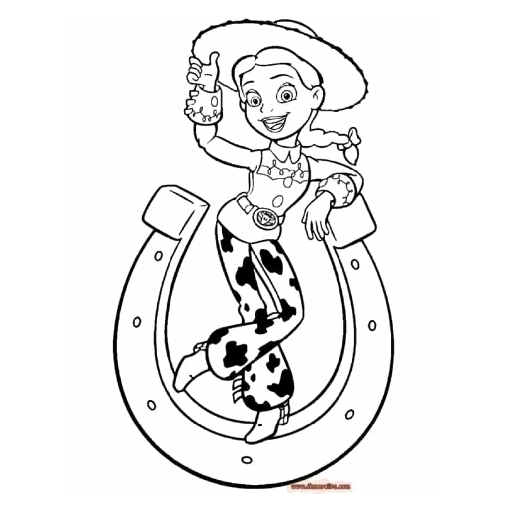 Desenho de Jessie De Toy Story para colorir e imprimir grátis