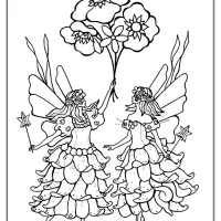 Fadas Com Flores