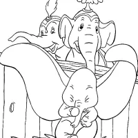 Família Elefante Dumbo