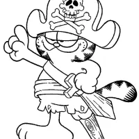 Garfield Pirata