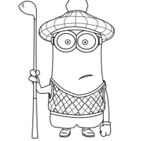 Minion Golfista