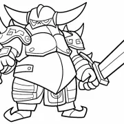 Personagem Pekka do Clash Royale
