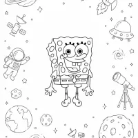 Bob Esponja En El Espacio