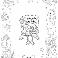 Bob Esponja En El Fondo Del Mar