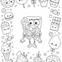 Bob Esponja En El Mundo De Los Dulces