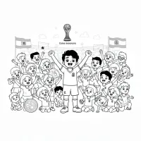 Espanha na final da copa do mundo comemorando