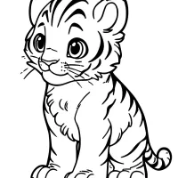 Filhote De Tigre Amigável