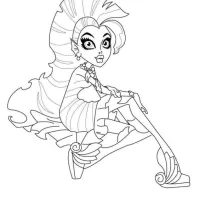 Monster High sentada