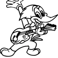 PicaPau Tocando Guitarra