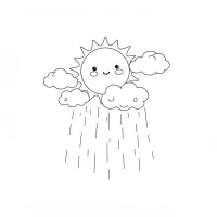 Sol E Nuvens de chuva