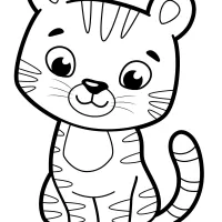 Um Filhote De Tigre